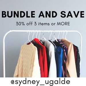 BUNDLE AND SAVE ON 3 ITEMS OR MORE!
